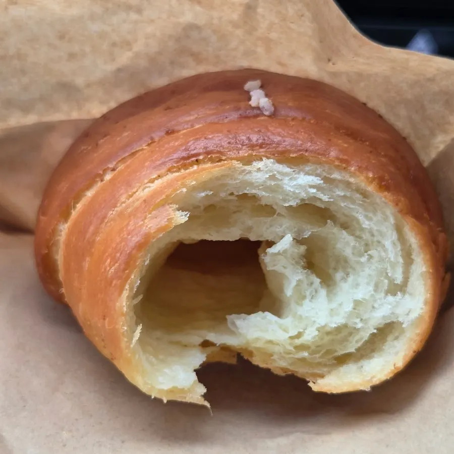 Inside view of the salt bread's butter cave