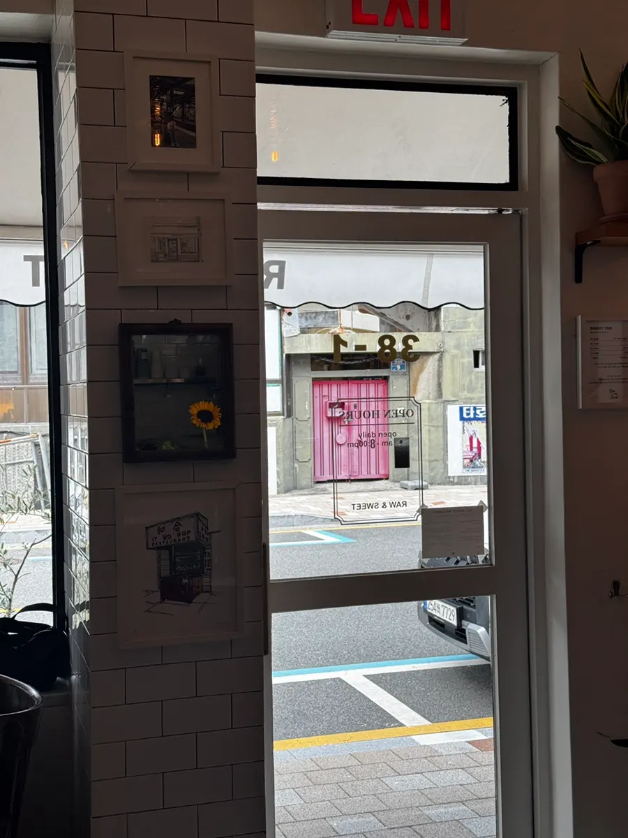 Vintage interior and bakery display