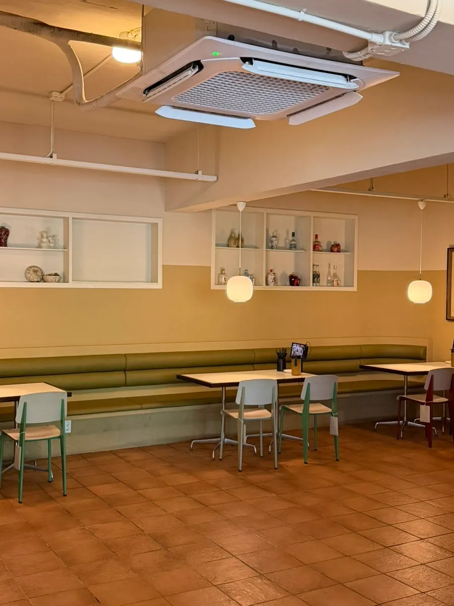 Calm-atmosphere interior of the restaurant