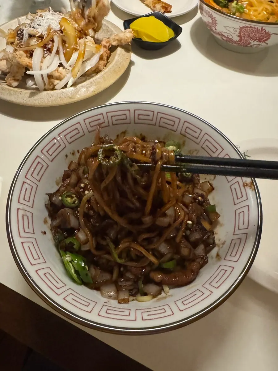 Rich broth jjamppong at Bueokgan Chinese