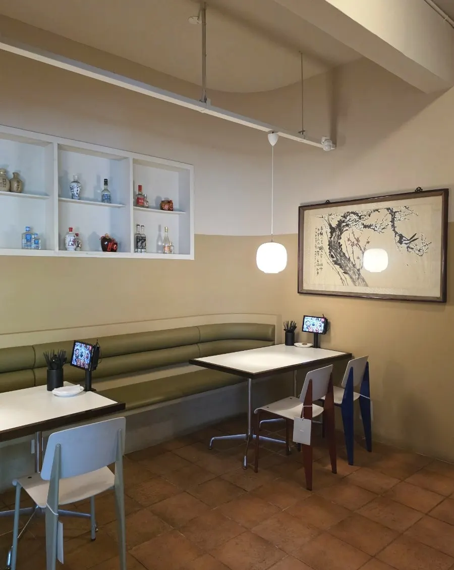 Polished restaurant interior