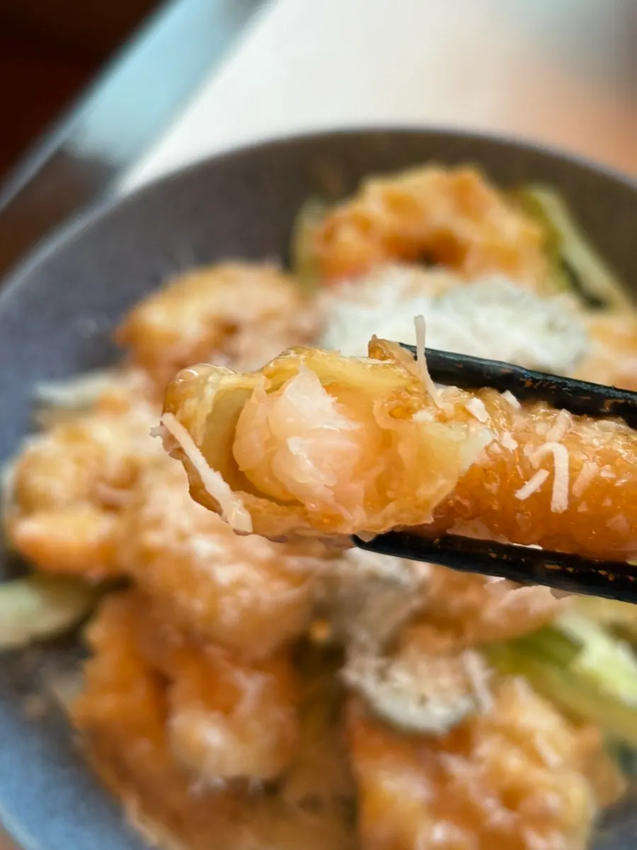 กุ้งทอดครีมชิ้นใหญ่กรอบ