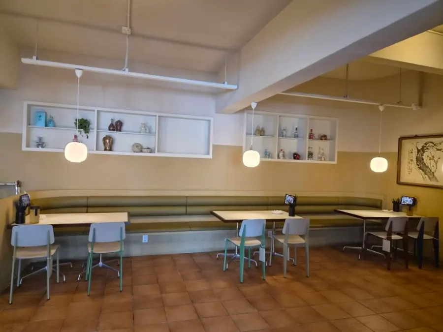 Spacious, clean dining hall