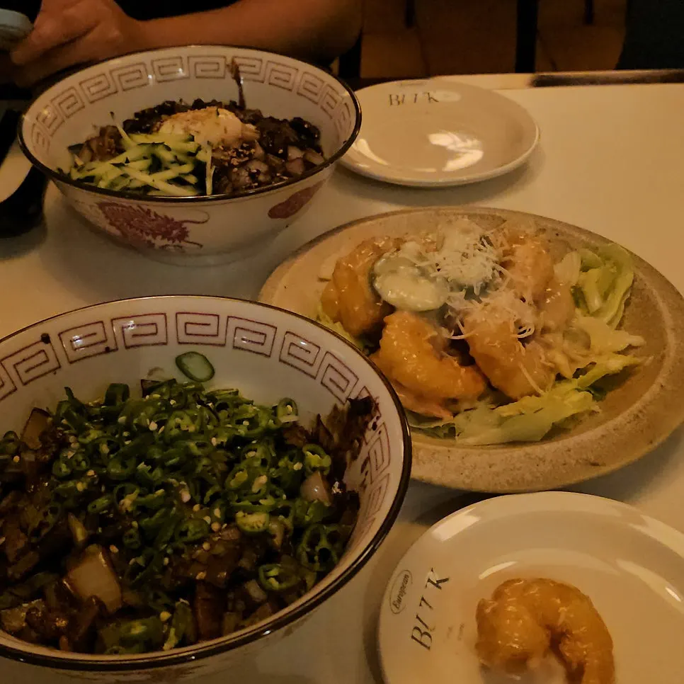 바다뷰 중국집 창가 분위기