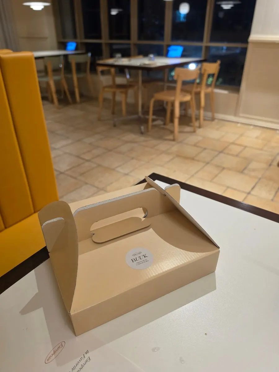 Pizza packed after the meal