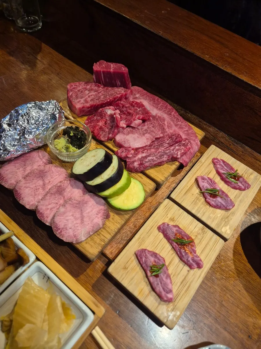 Usiya beef course meal in Haeundae