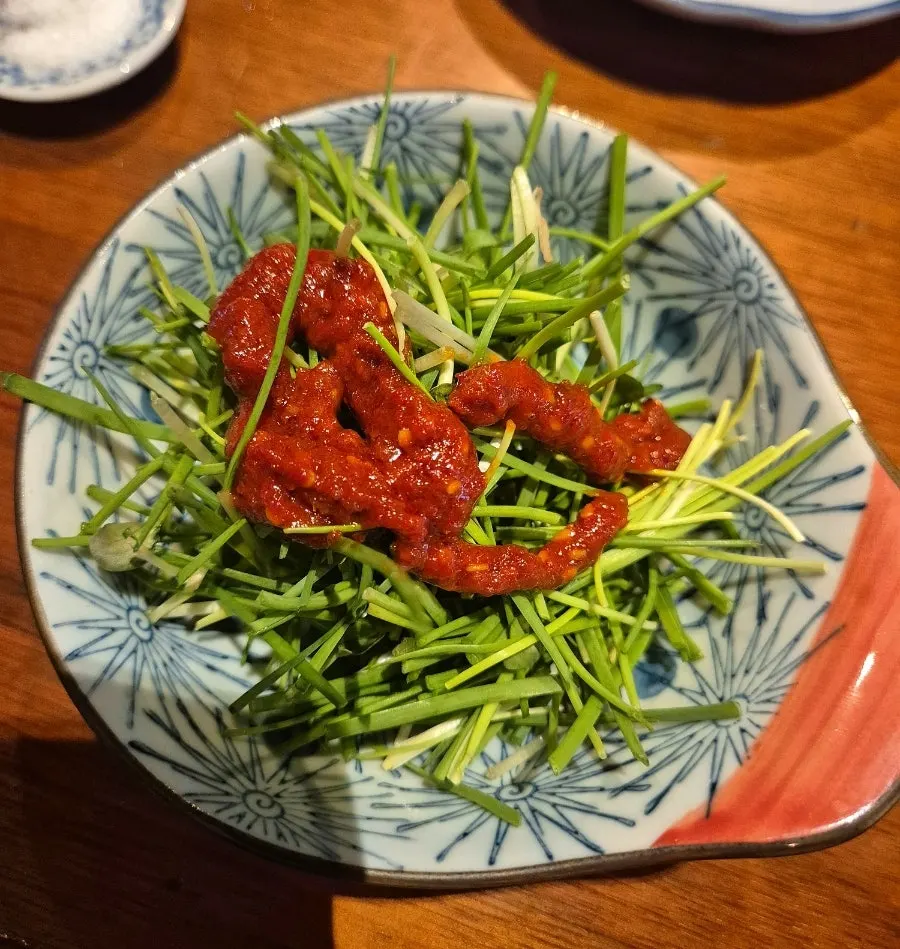 A Course beef dish