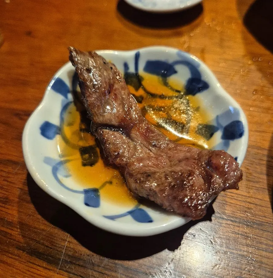 Beef course dishes by cut