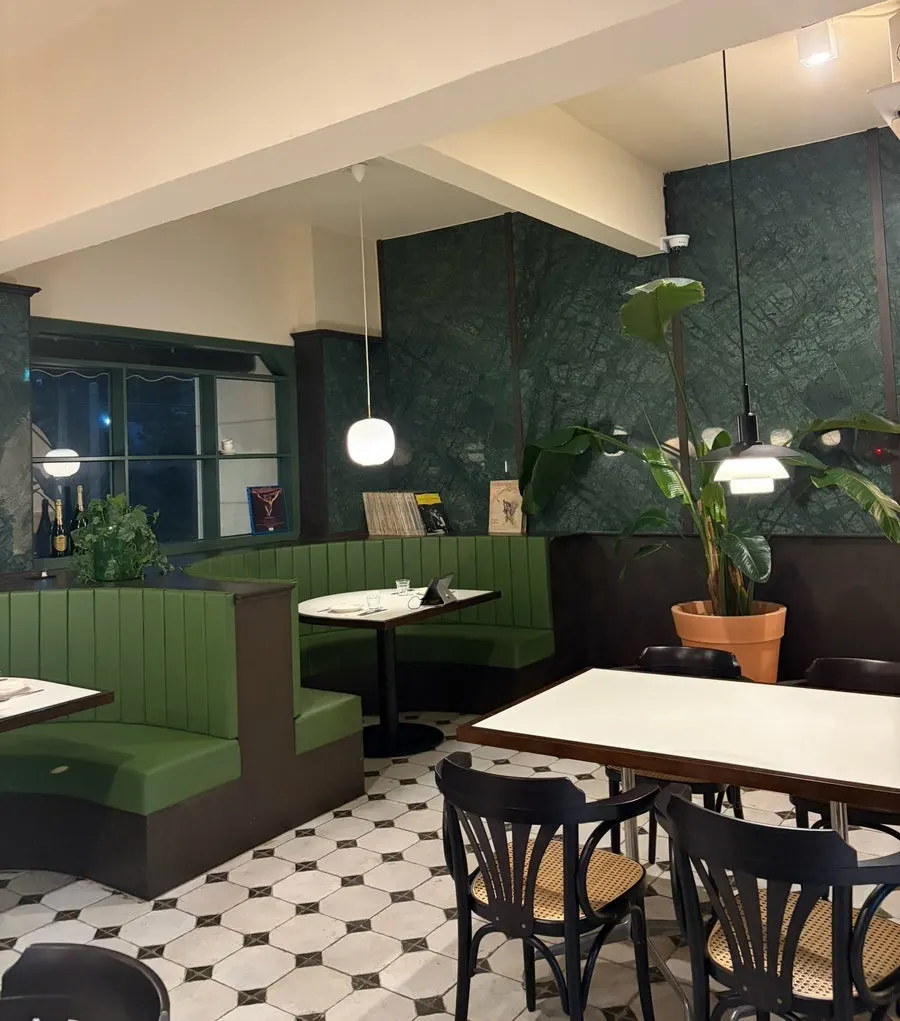 Interior seating view of Bueokgan Haeundae Branch