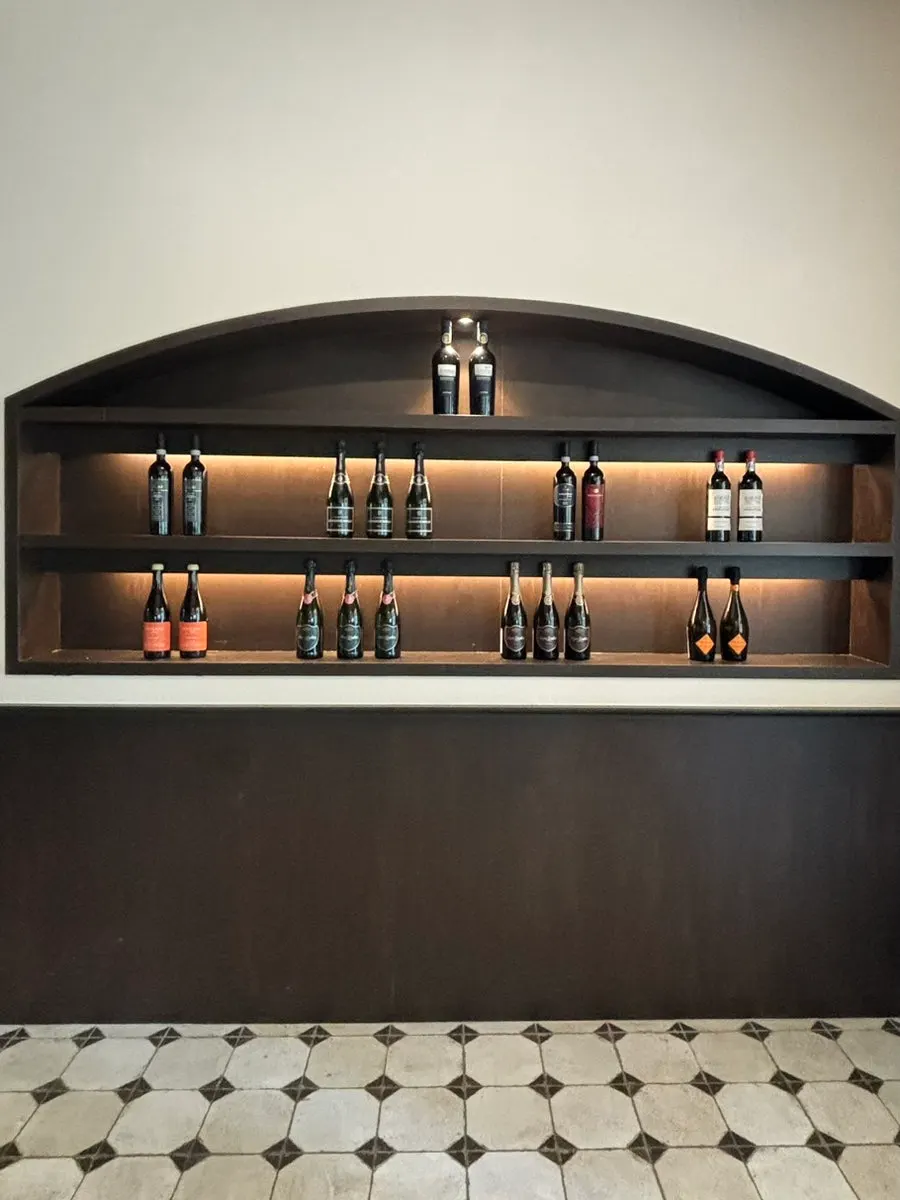 Wine display area at Bueokgan Haeundae Branch