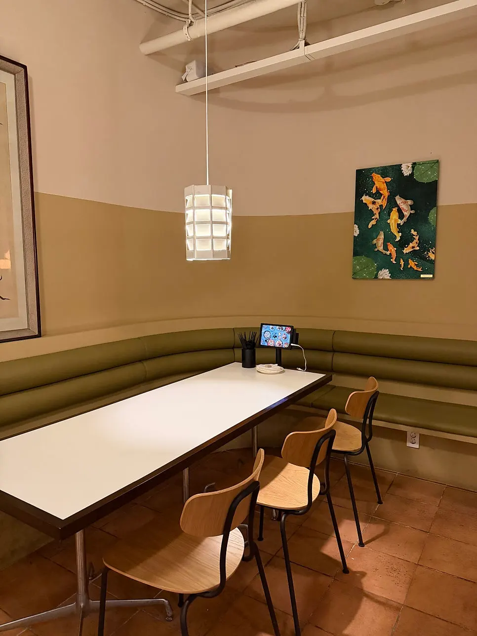 Interior blending Eastern and Western sensibilities