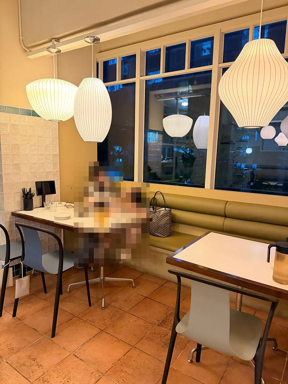 Interior view of the Nordic-style Chinese restaurant