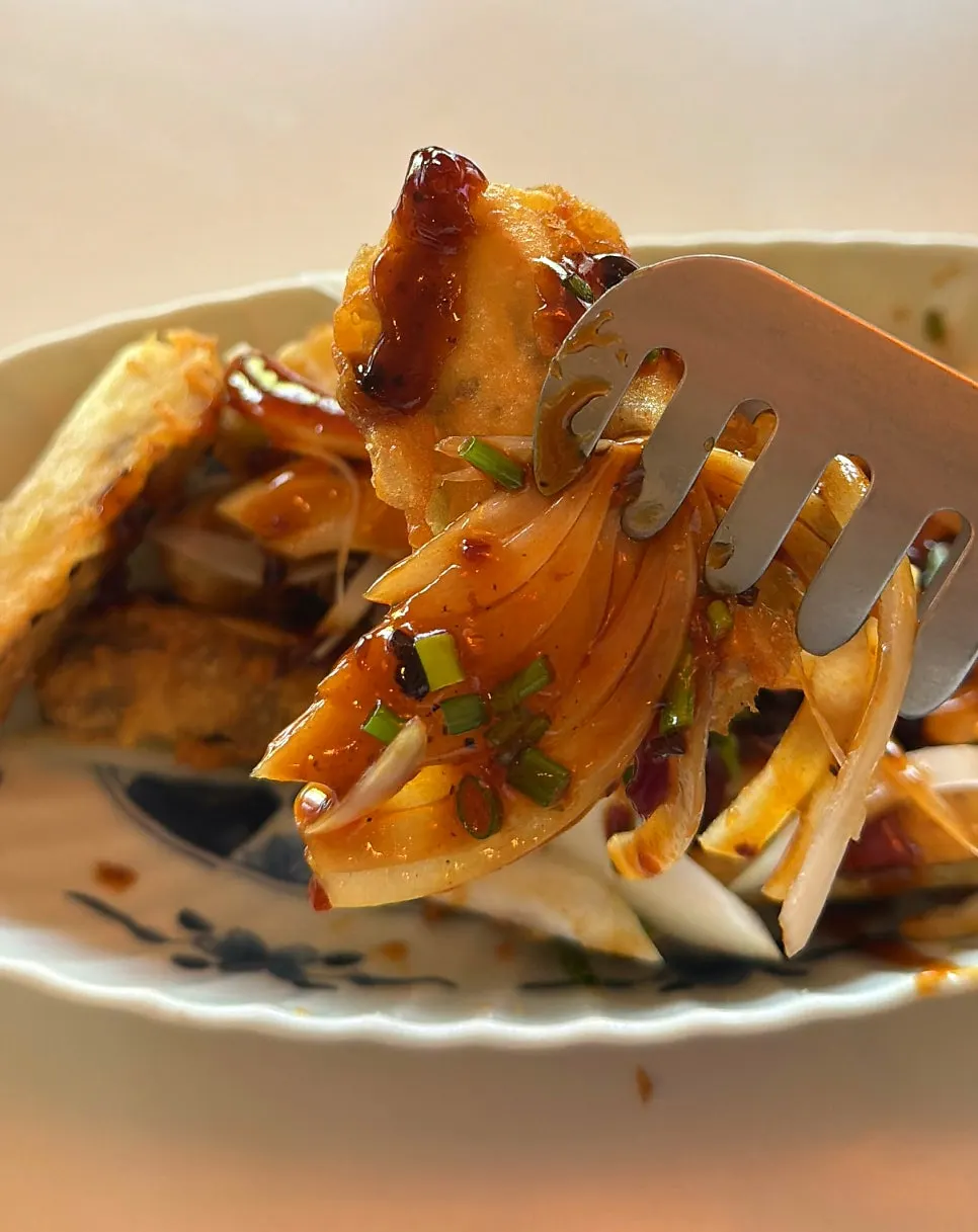 Yuxiang eggplant generously coated in sauce