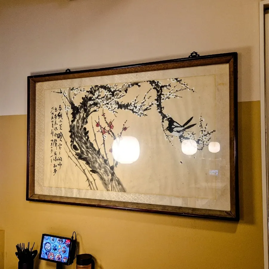Interior decorated with props giving off local Chinese vibes
