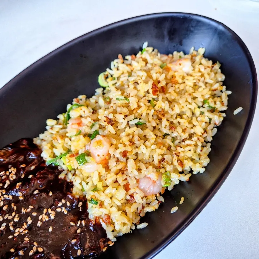 Cilantro and vegetables in the mala cilantro jjamppong