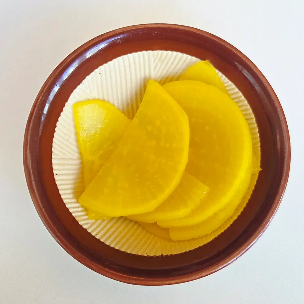 Basic side dishes in neat tableware