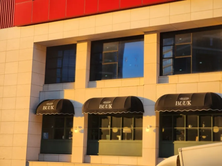 Exterior of Bueokgan Chinese, Chinese dining on Dalmaji-gil