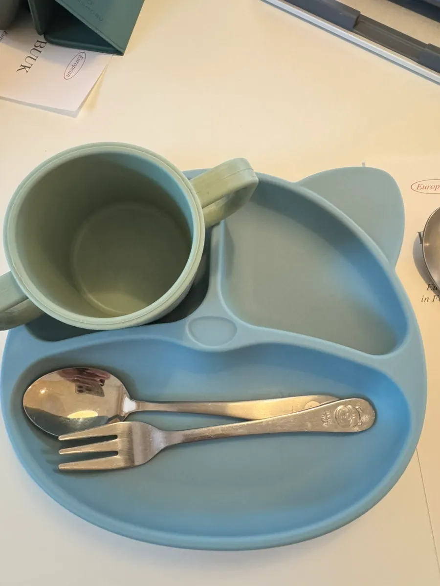 Cutlery and tableware set on the table