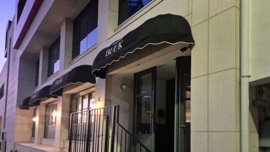 Exterior view of Bueokgan Haeundae Branch on Dalmaji-gil, Haeundae