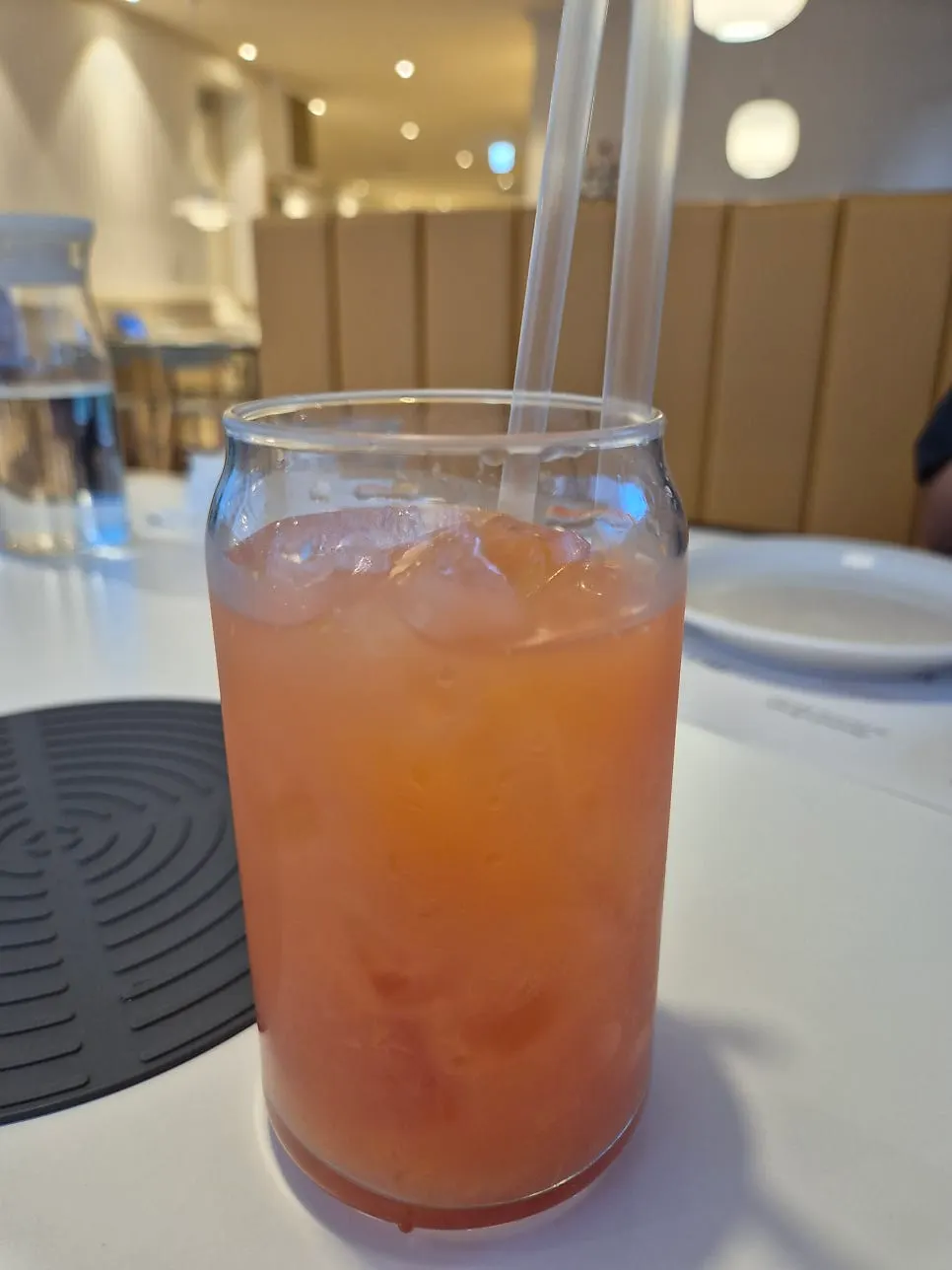 Still, non-carbonated single grapefruit drink