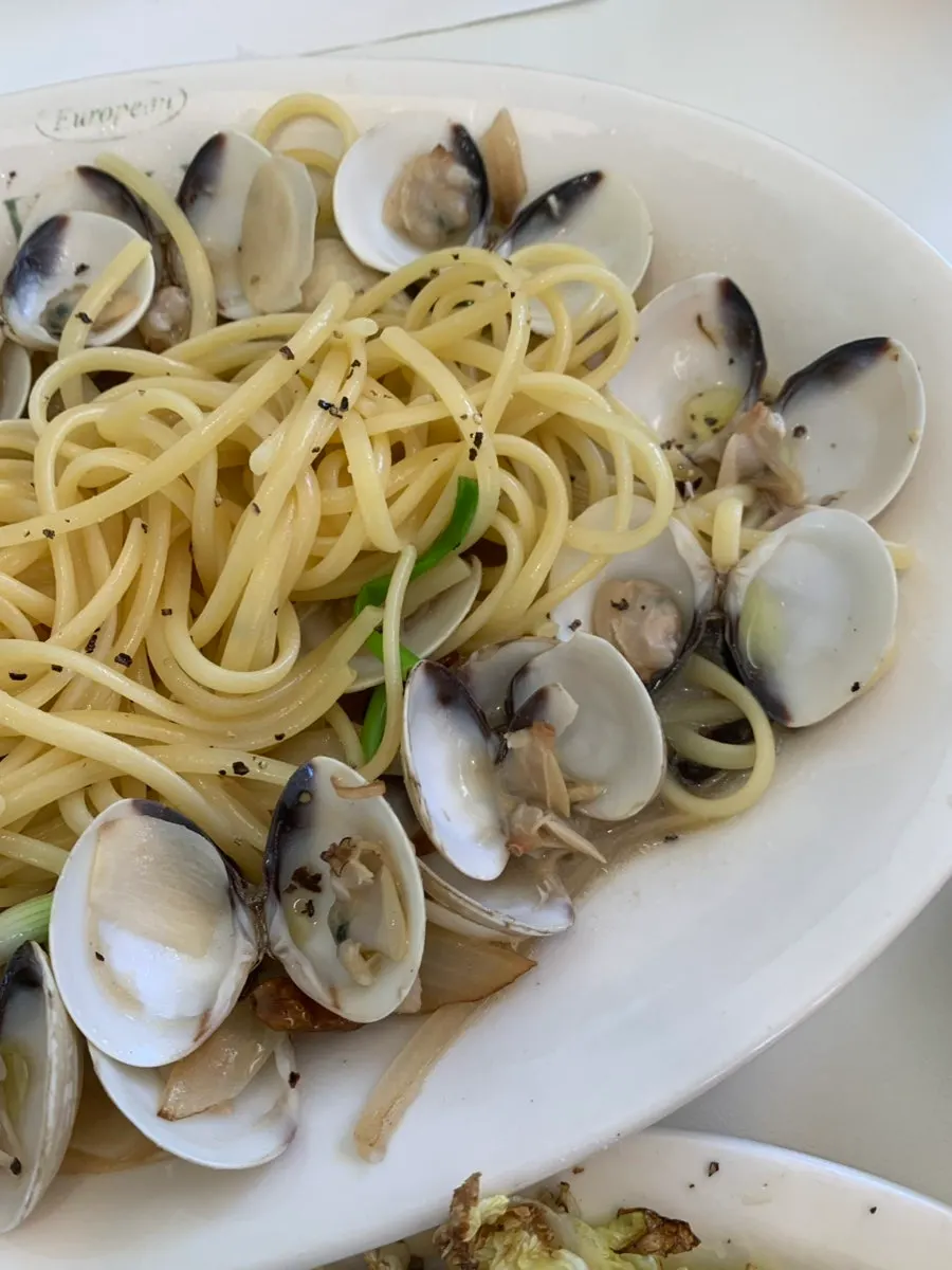 Vongole pasta at Bueokgan Haeundae Branch