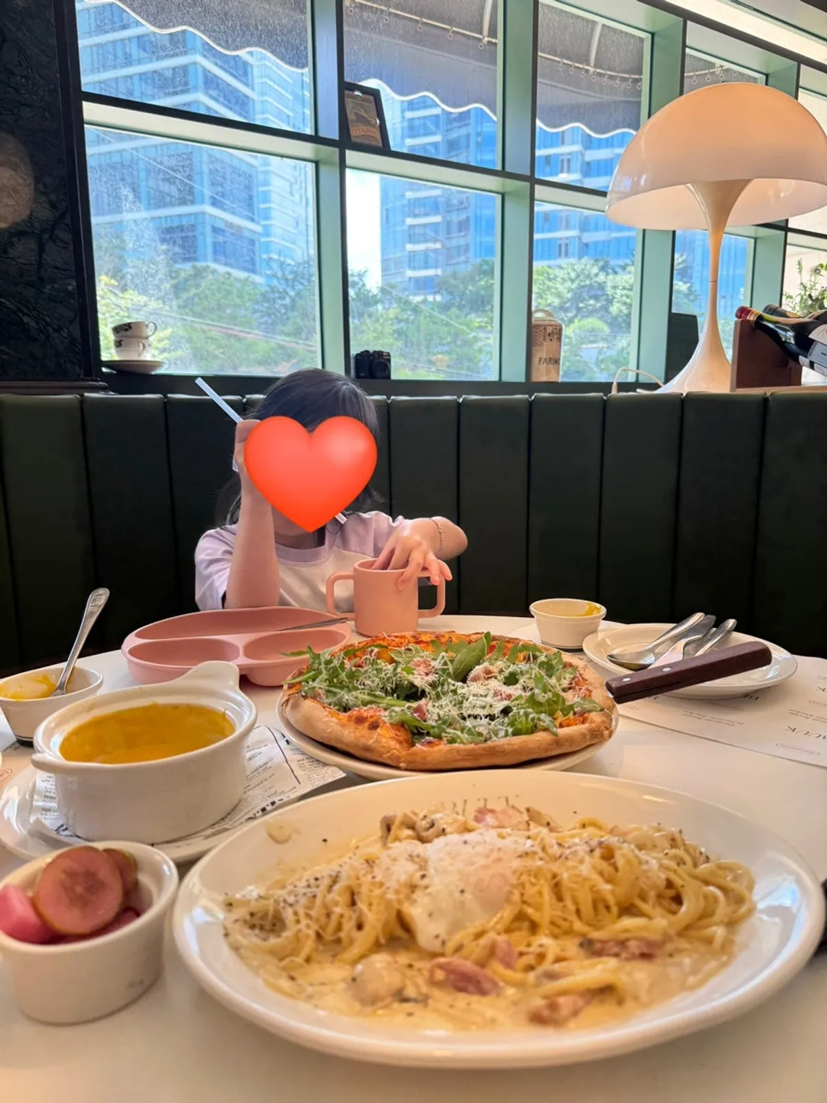 Full table spread at Bueokgan Haeundae Branch