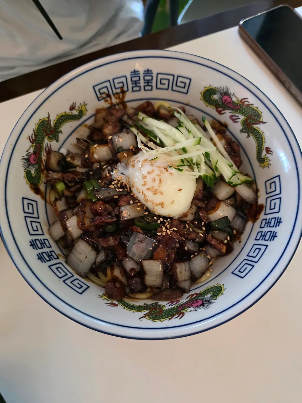 Full spread of the ordered Chinese dishes