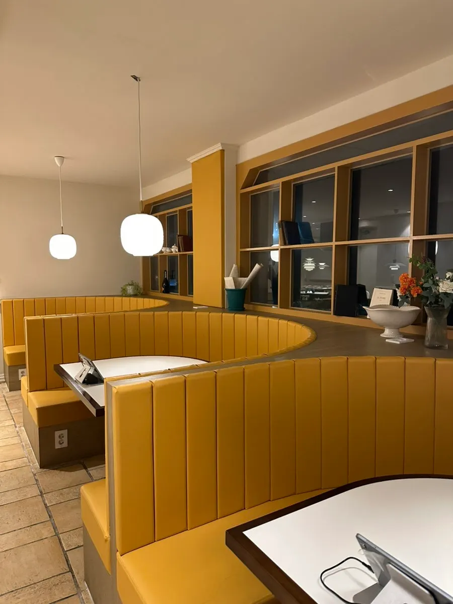 Seating area inside Bueokgan