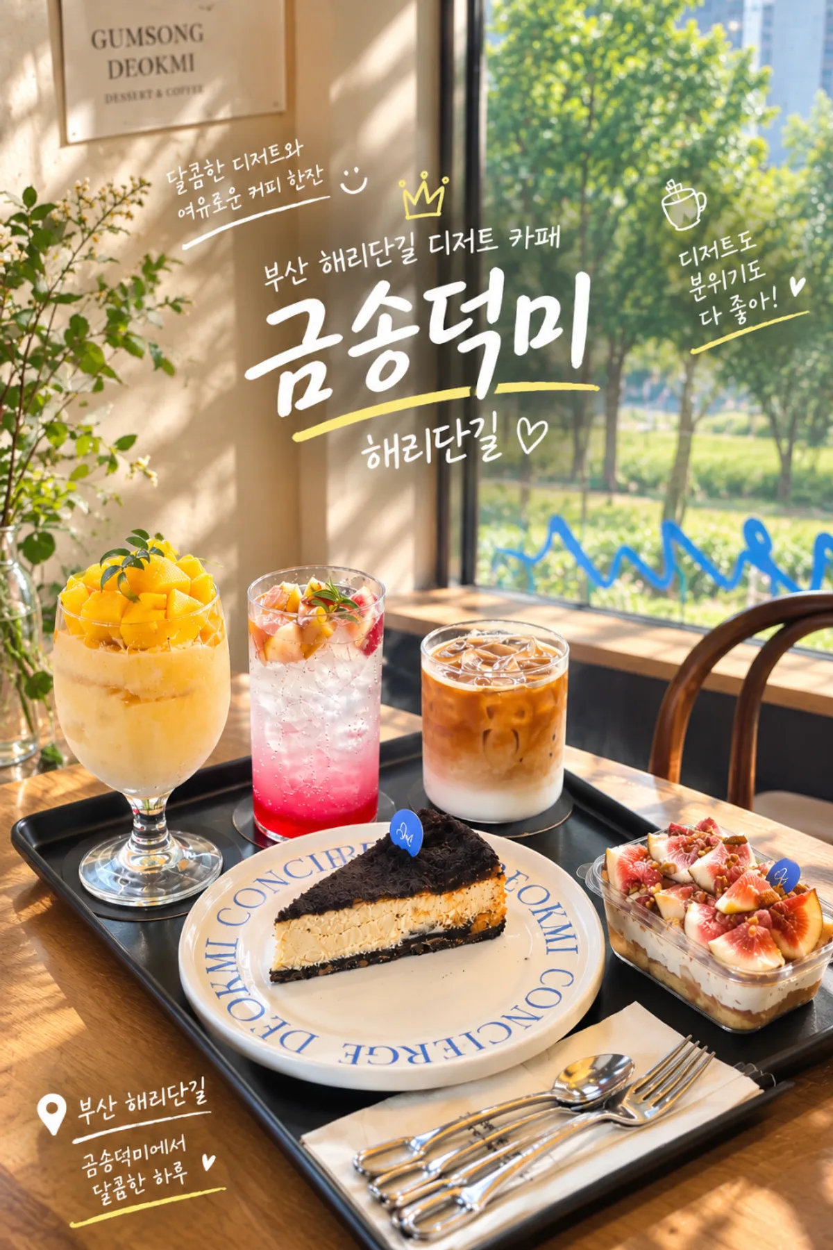 Hero image of Geumsong Deokmi dessert café on Hae­ridan-gil
