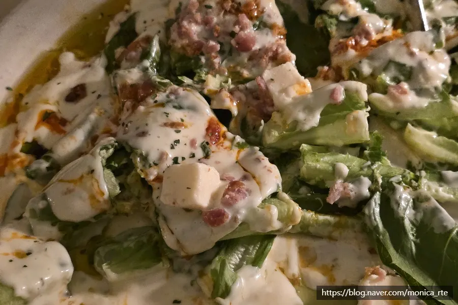 Romaine with special sauce