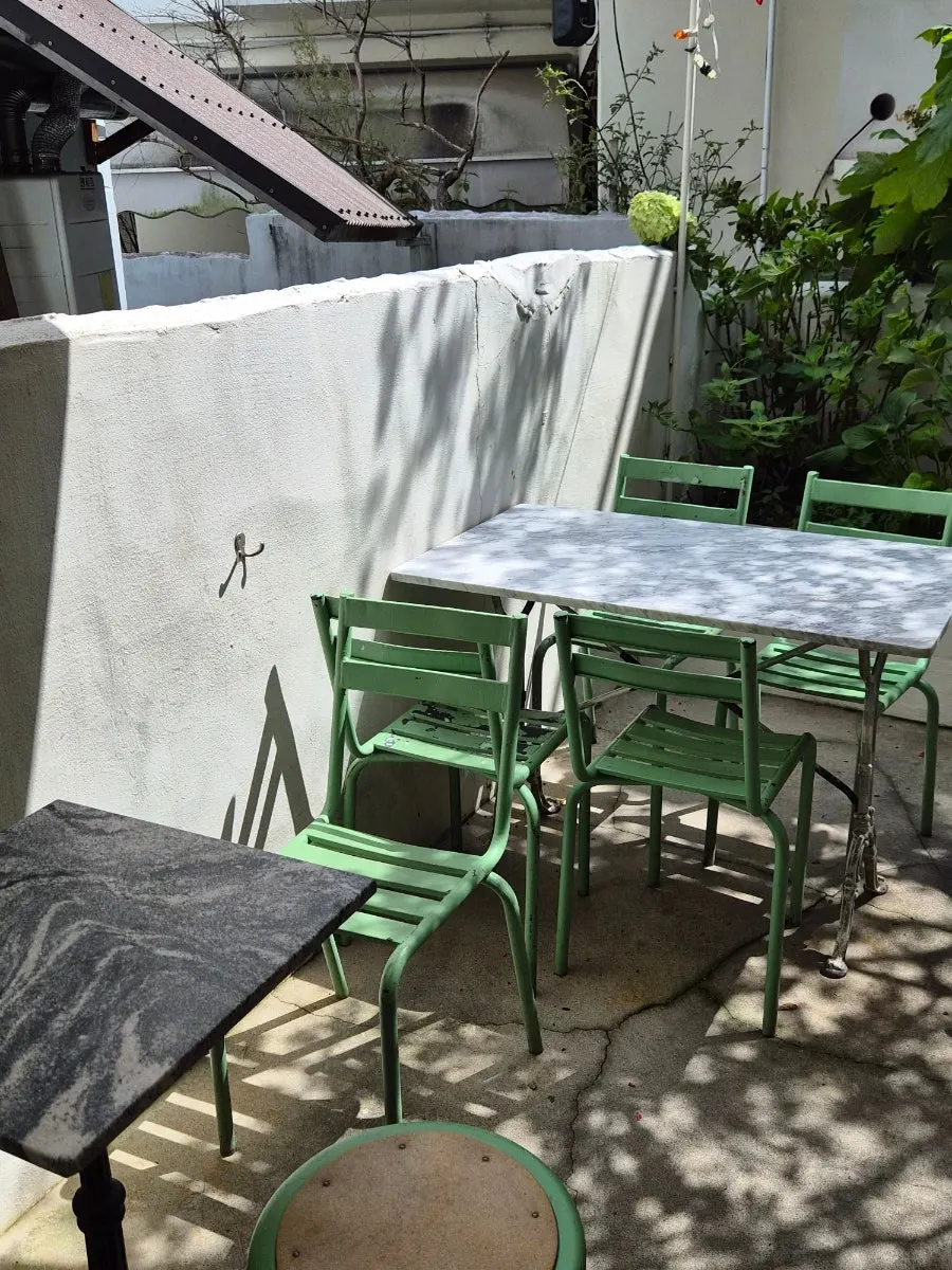 Low & Sweet's outdoor terrace seating
