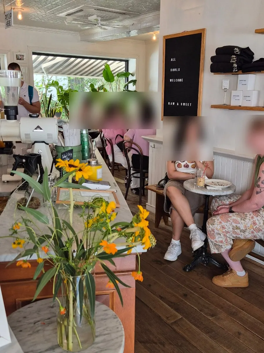 Exotic-styled café interior