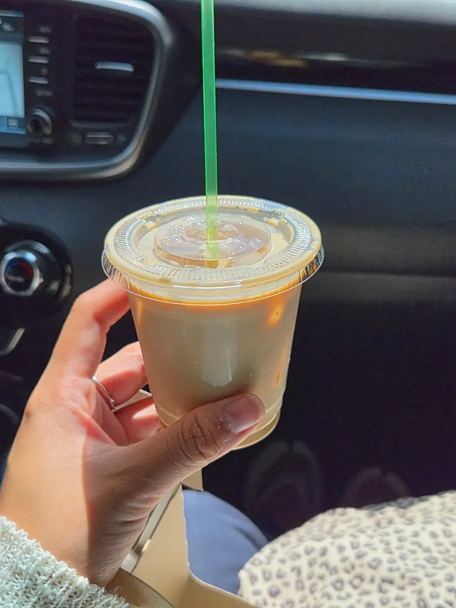 Cortado in a small cup