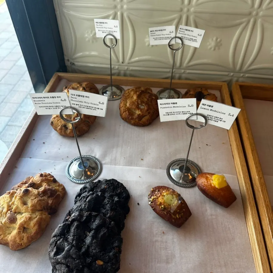 Cookies on display at Low & Sweet Bakery
