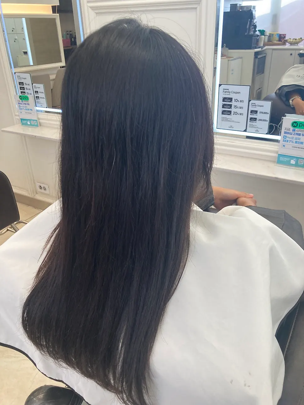 Hair looking soft after the Hoyu Clinic