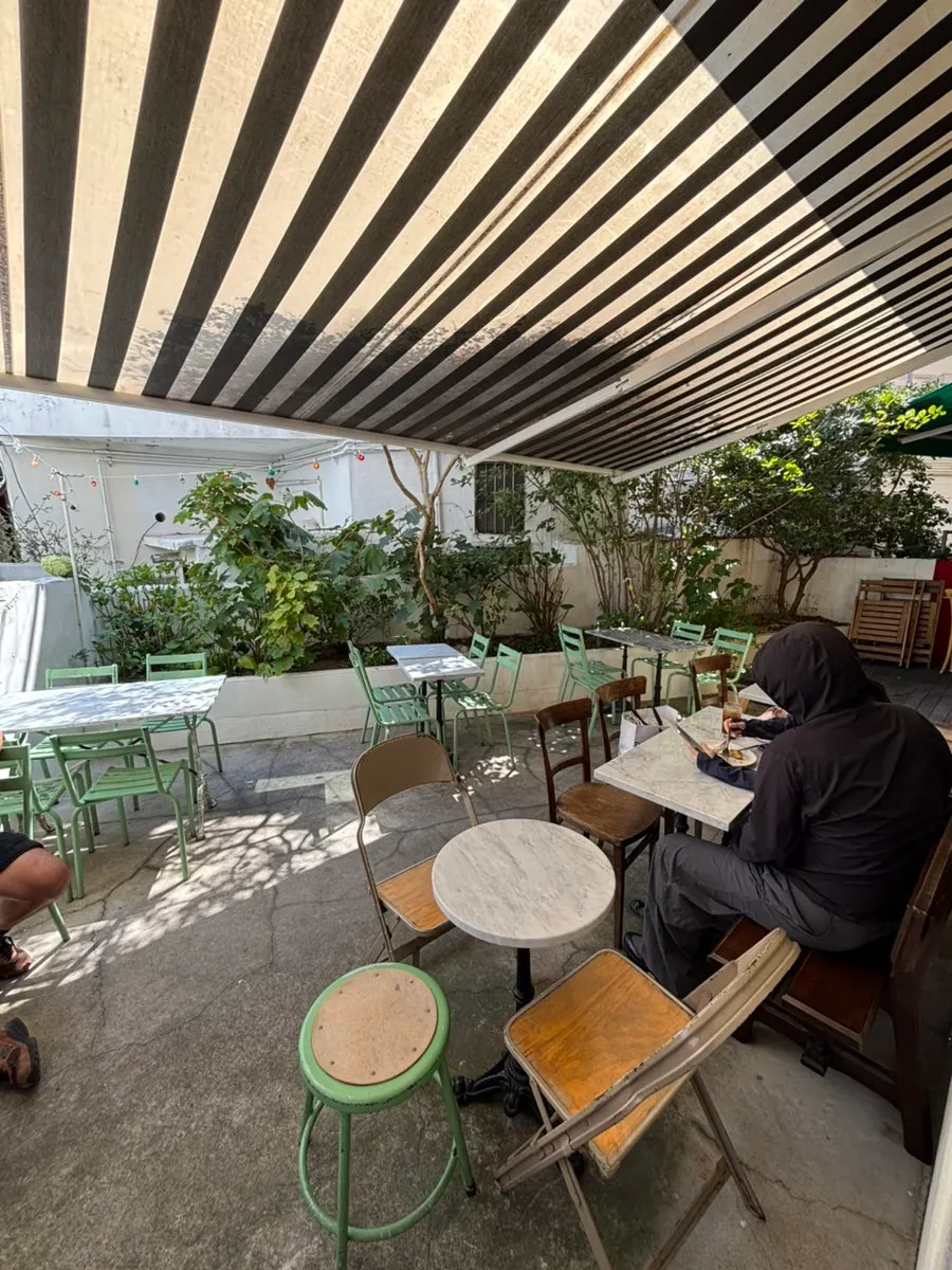 Hip-vibe corner inside Low & Sweet Bakery
