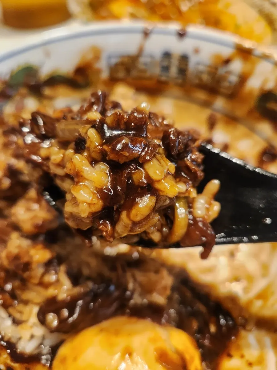 Mapo tofu rice after the jajangmyeon