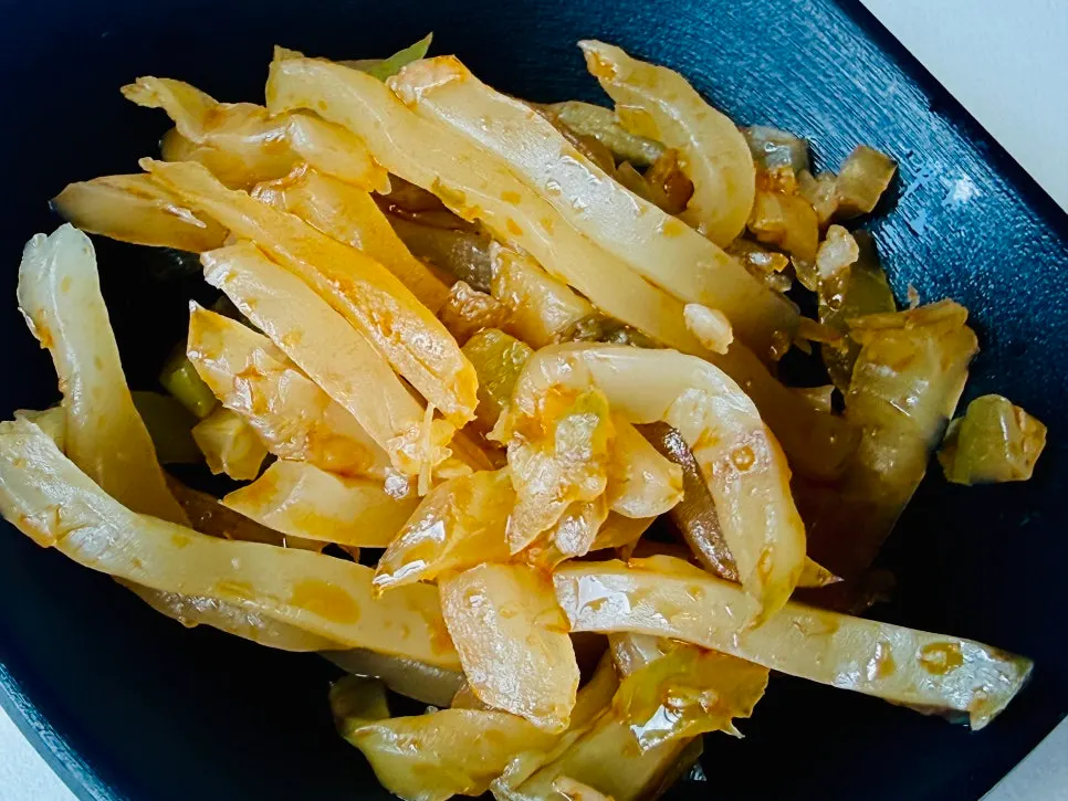 Plate of jjasai side dish