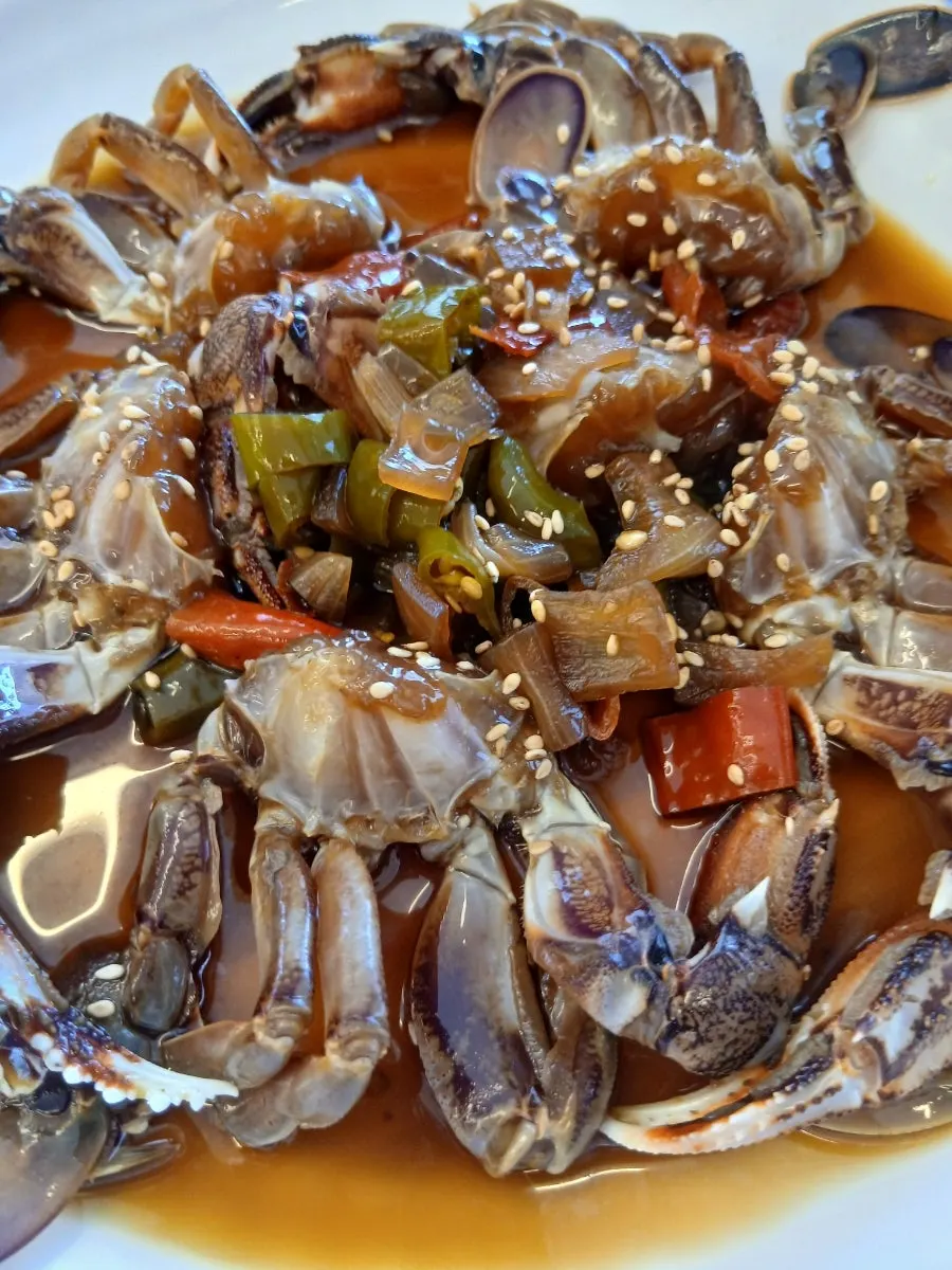 2인 세트로 나온 제주 황게 간장게장