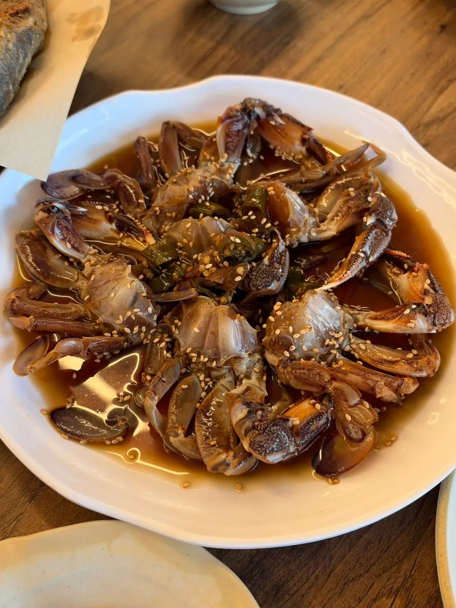 Soy crab at Deodo Gejang packed with meat