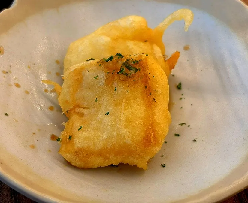 Fried tofu side dish