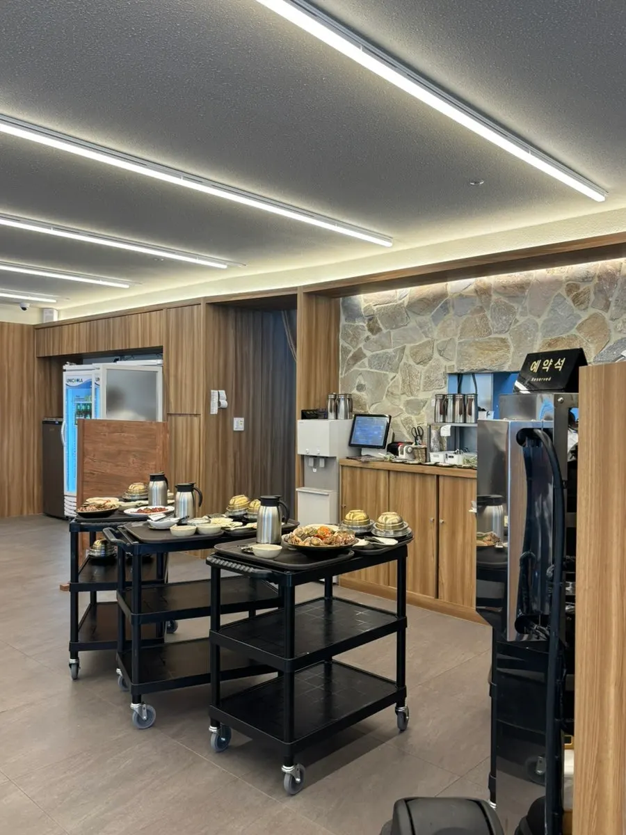 Clean, tidy restaurant interior