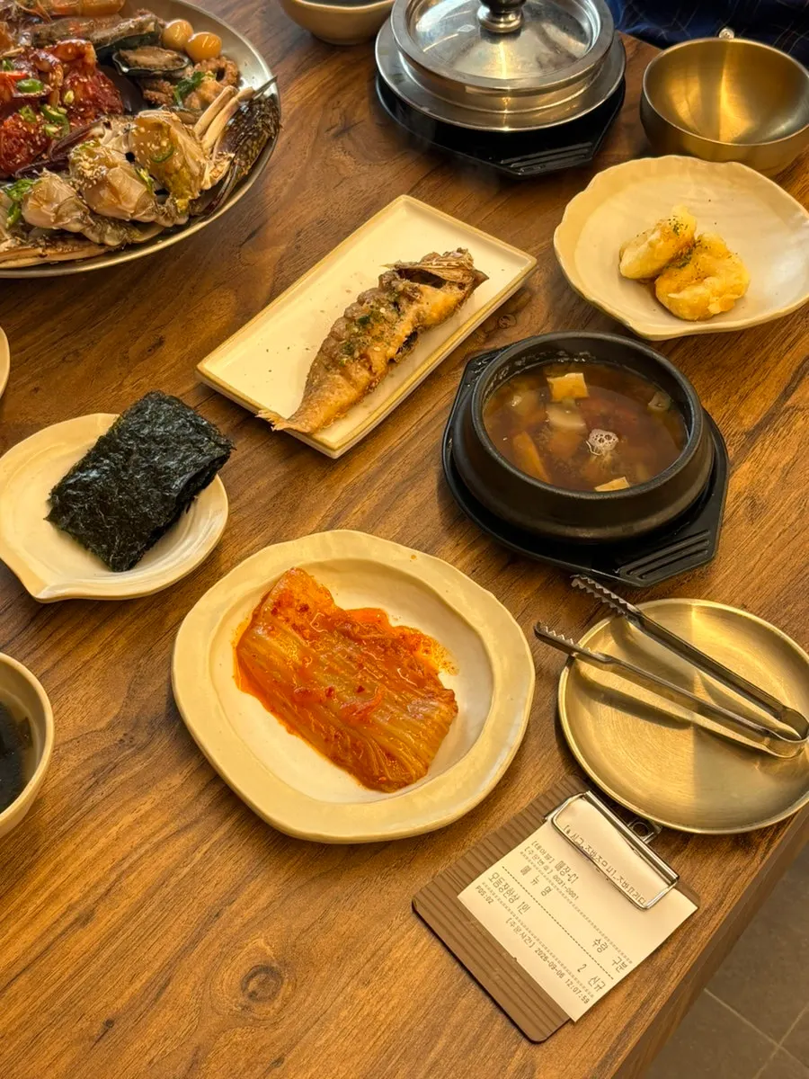 Side dishes set on the table
