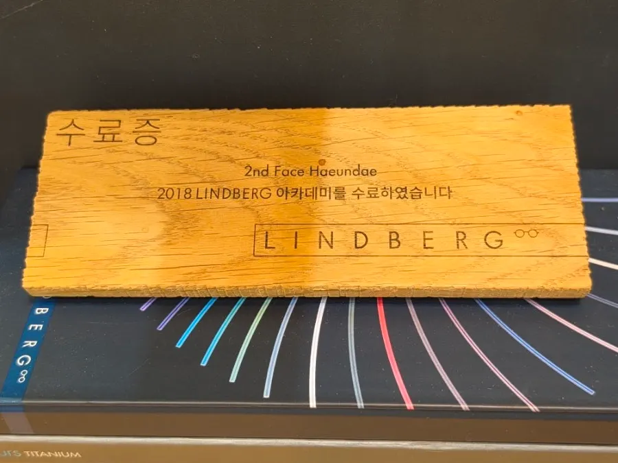 Side shot of Lindberg frames