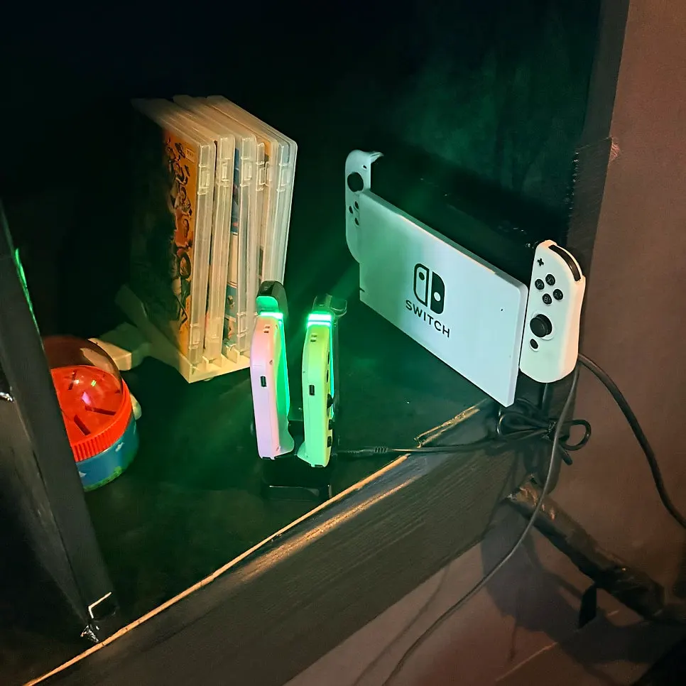 Corner with game consoles available for rent at Ott Cinema