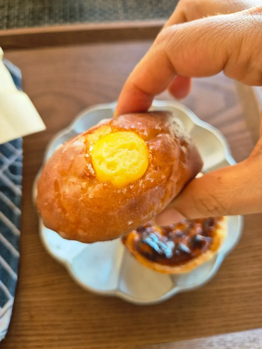 Lemon financier made with fresh lemon