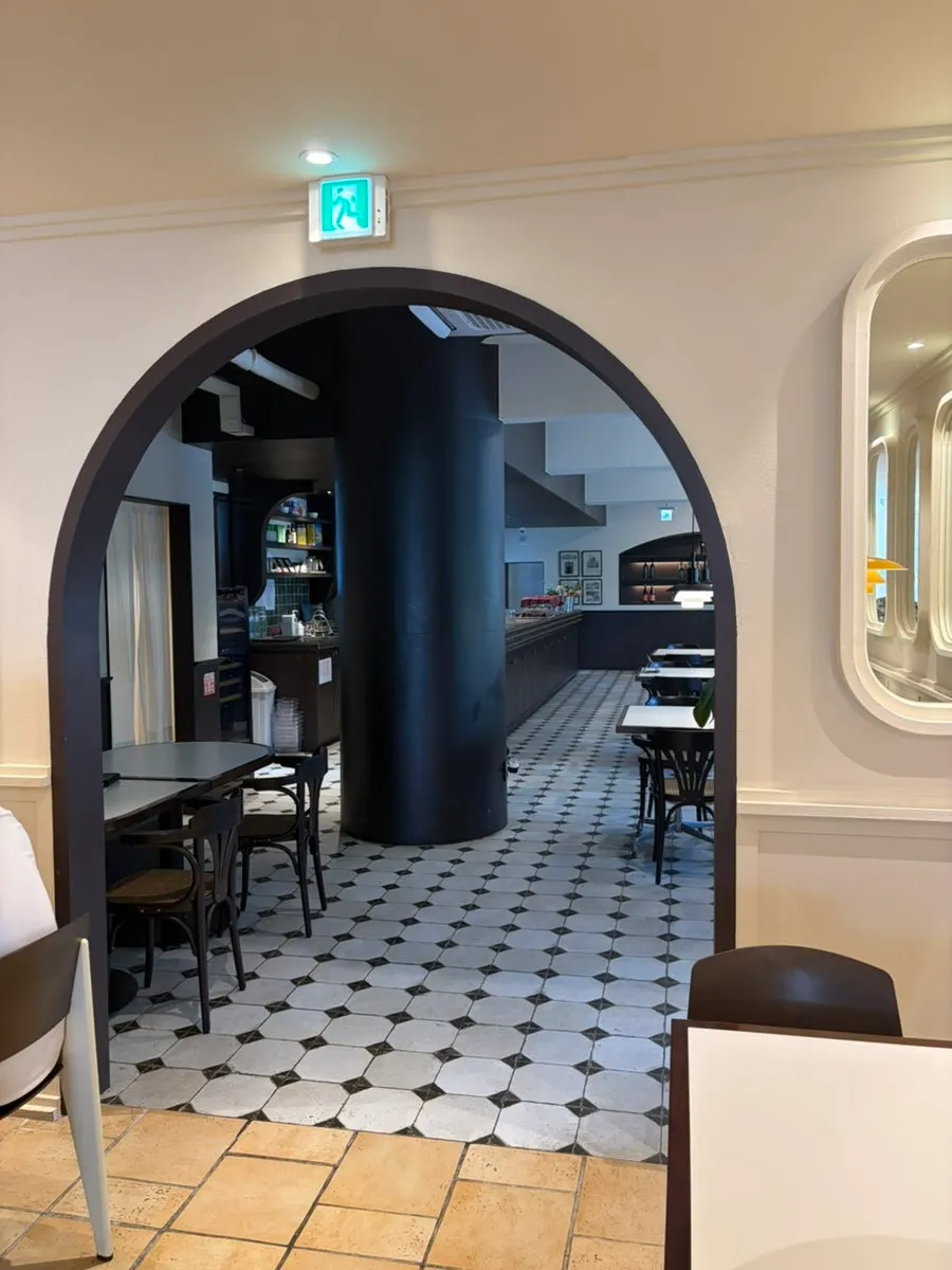 Entering the second floor of Bueokgan Haeundae Branch