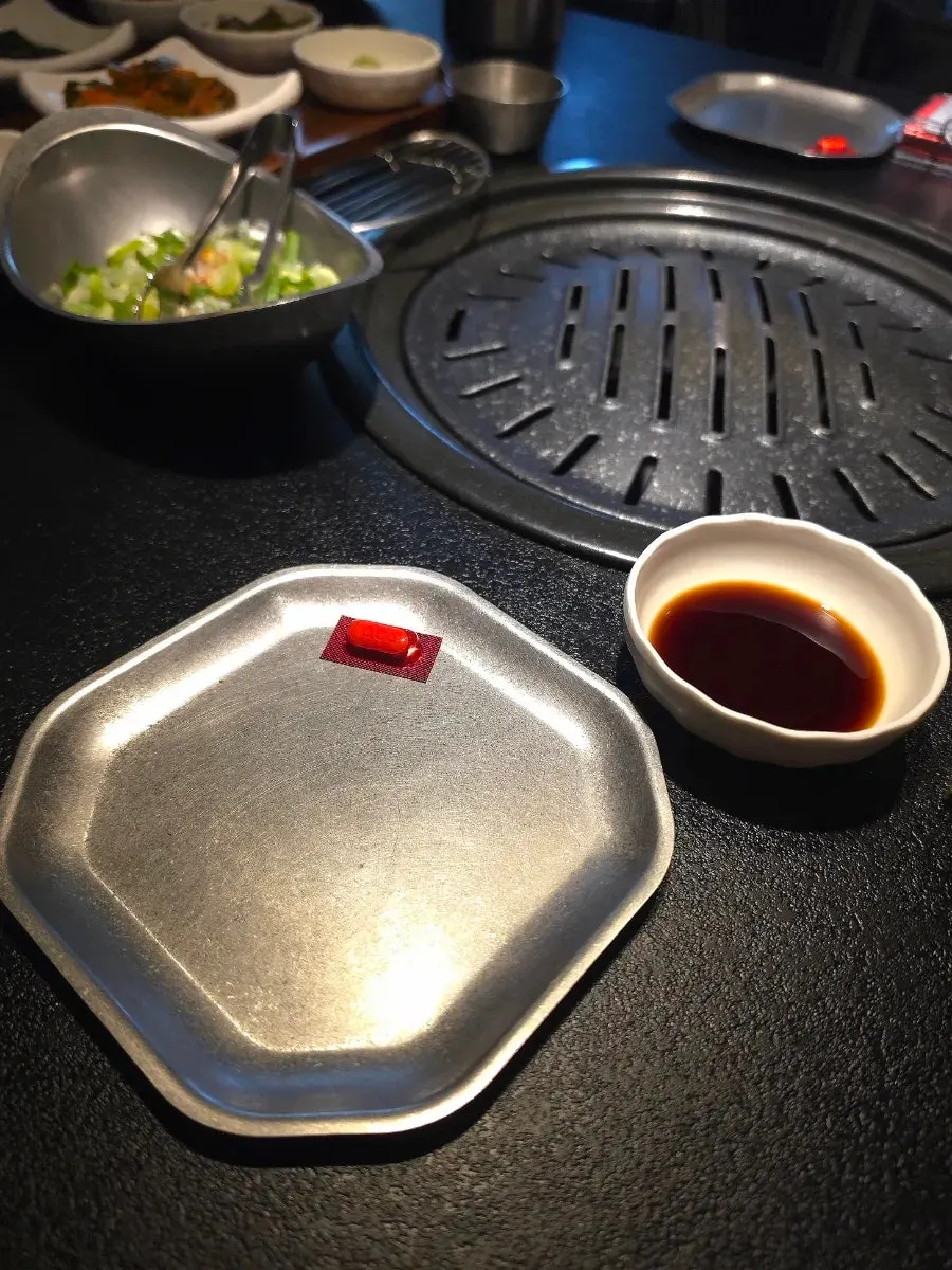 Basic side dishes before using the self-service bar