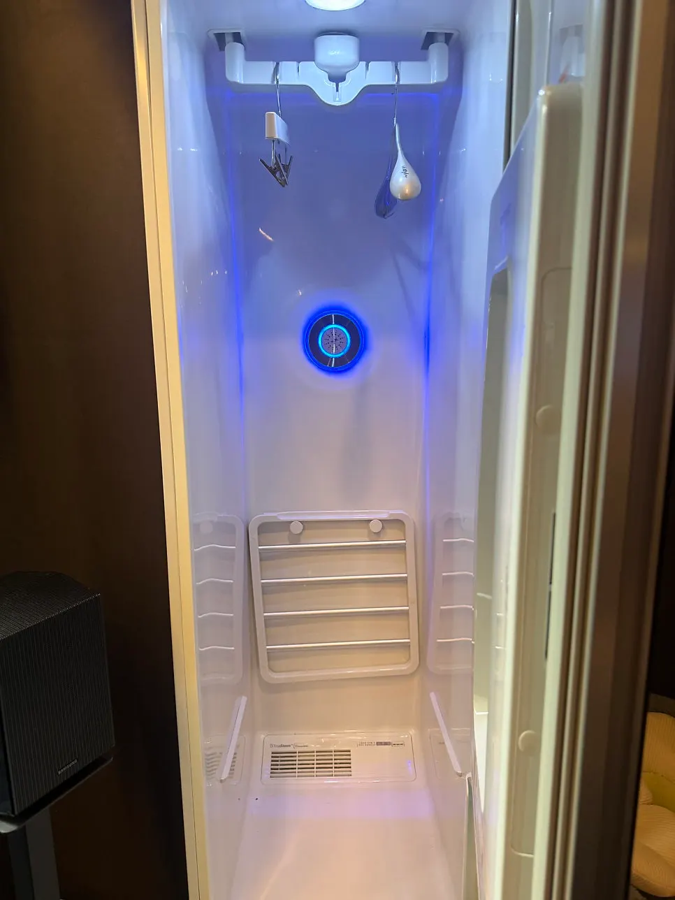 Styler installed inside the space