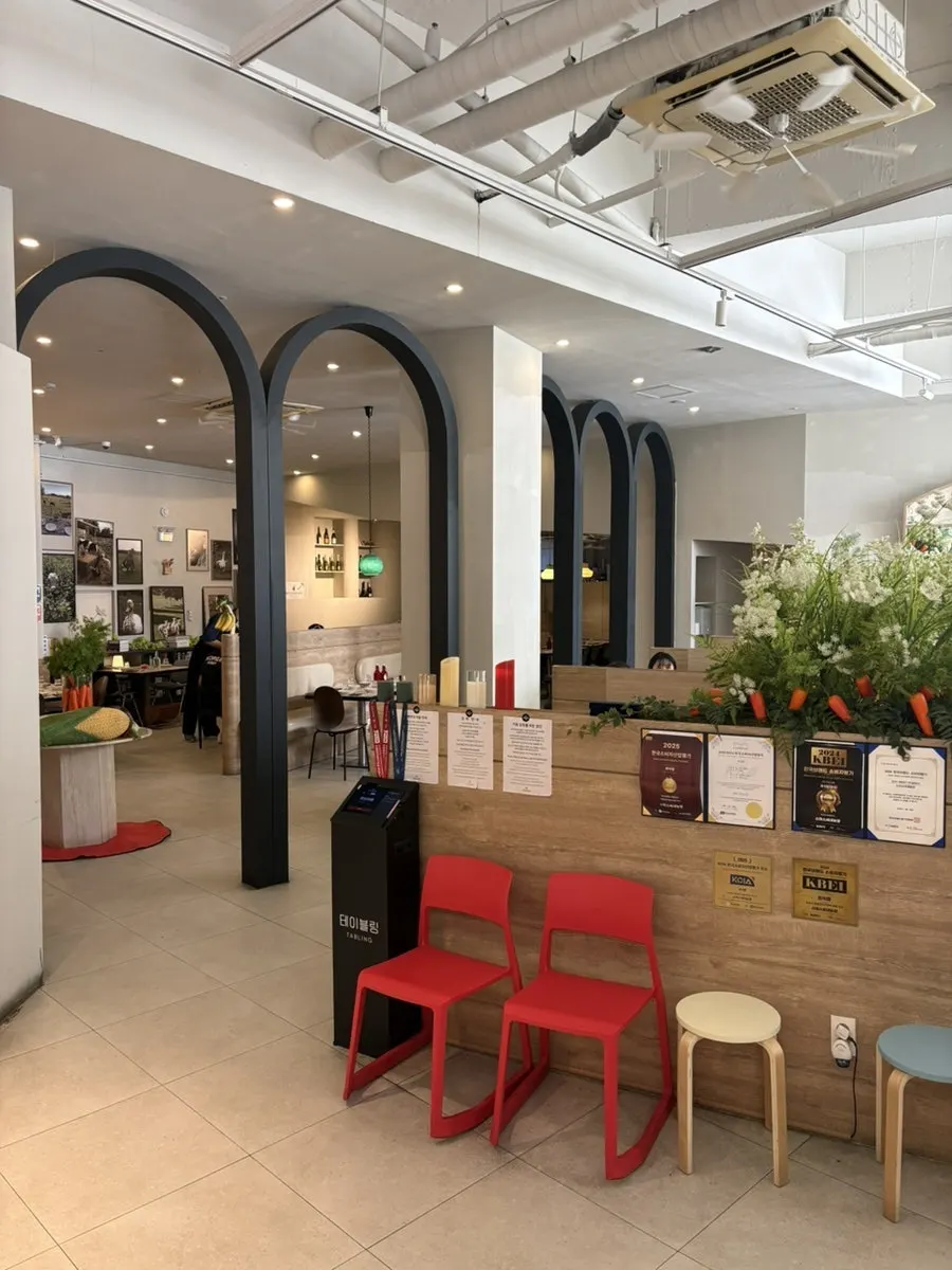 Interior decorated with a farm concept